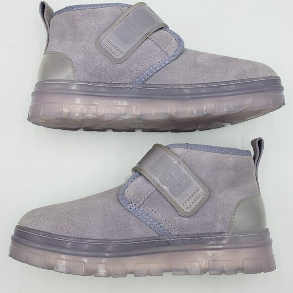 UGG Neumel Clear Boots 7 Womens Chukka June Gloom Purple - Picture 5 of 8
